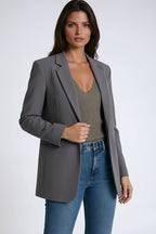 Gabriele | Damen Lange Blazer mit Revere, Tailored Blazer | Nomad NTS