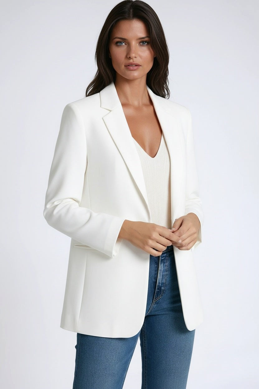 Gabriele | Damen Lange Blazer mit Revere, Tailored Blazer | Nomad NTS