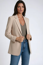 Gabriele | Damen Lange Blazer mit Revere, Tailored Blazer | Nomad NTS