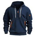 Gareth | Herren Freizeit-Hoodie mit Reißverschlusstaschen, lockerer Kapuzenpullover | Nomadnts | Nomadnts