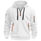 Gareth | Herren Freizeit-Hoodie mit Reißverschlusstaschen, lockerer Kapuzenpullover | Nomadnts | Nomadnts