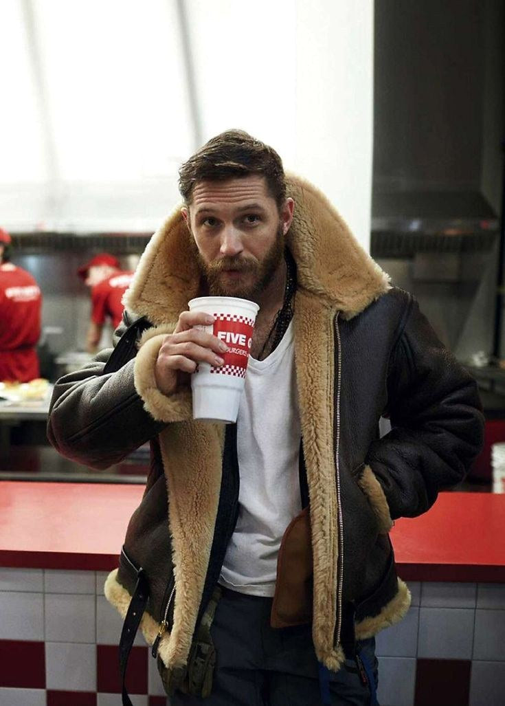 Garrett | Herren-Lederjacke mit Lammfellfutter, warmer Mantel im Fliegerstil | Nomadnts