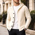 Gavin | Strickjacke für Herren, weiche Strickjacke für den Alltag | Nomadnts | Khaki
