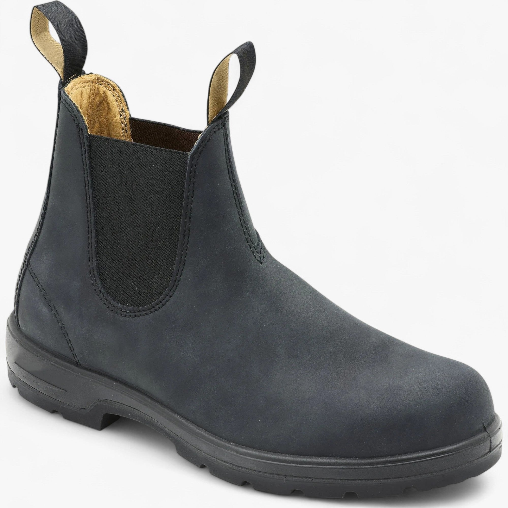 George | Herren Chelsea-Stiefeletten aus Leder, klassische Slip-On-Stiefel | Nomadnts | Nomadnts