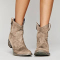 Georgia | Damen Vintage-Cowboy-Stiefeletten, Western-inspirierter Stil | Nomadnts | Brown
