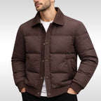 Gerd | Herren Steppjacke mit modernem Design, City-Jacke für jeden Tag | Nomad NTS | Black