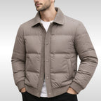 Gerd | Herren Steppjacke mit modernem Design, City-Jacke für jeden Tag | Nomad NTS | Brown
