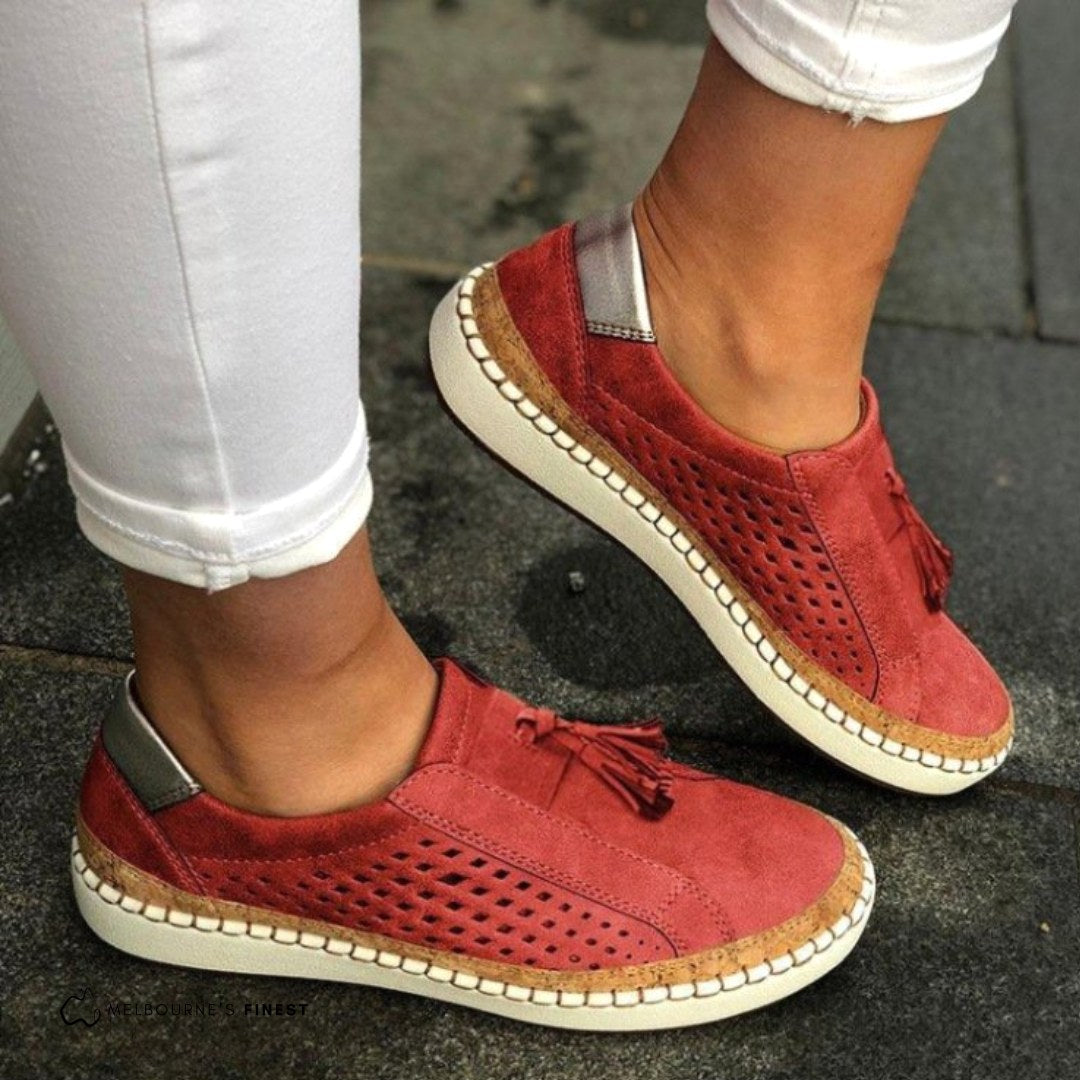 Giselle | Damen orthopädische Slip-On-Schuhe, atmungsaktive Komfortschuhe | Nomadnts | Nomadnts