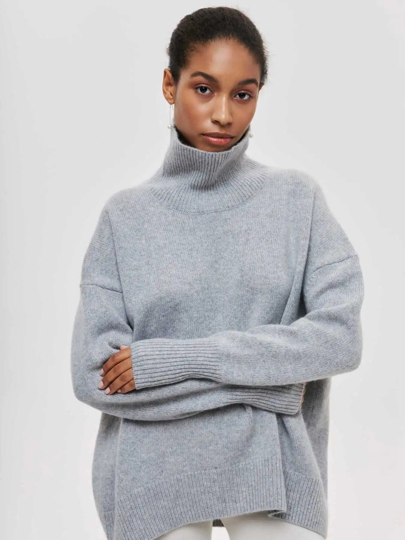 Grace | Damen bequemer Strickpullover, warmer Winterpullover | Nomadnts | Nomadnts
