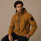 Graham | Leichte, wasserdichte Herren-Regenjacke mit Kapuze, winddichte Herbstjacke | Nomadnts