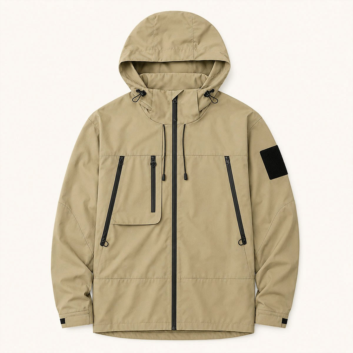 Graham | Leichte, wasserdichte Herren-Regenjacke mit Kapuze, winddichte Herbstjacke | Nomadnts