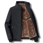 Grant | Wasserdichte Herrenjacke mit Thermofleece-Futter, eleganter Herbstmantel | Nomadnts