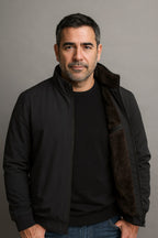 Grant | Wasserdichte Herrenjacke mit Thermofleece-Futter, eleganter Herbstmantel | Nomadnts