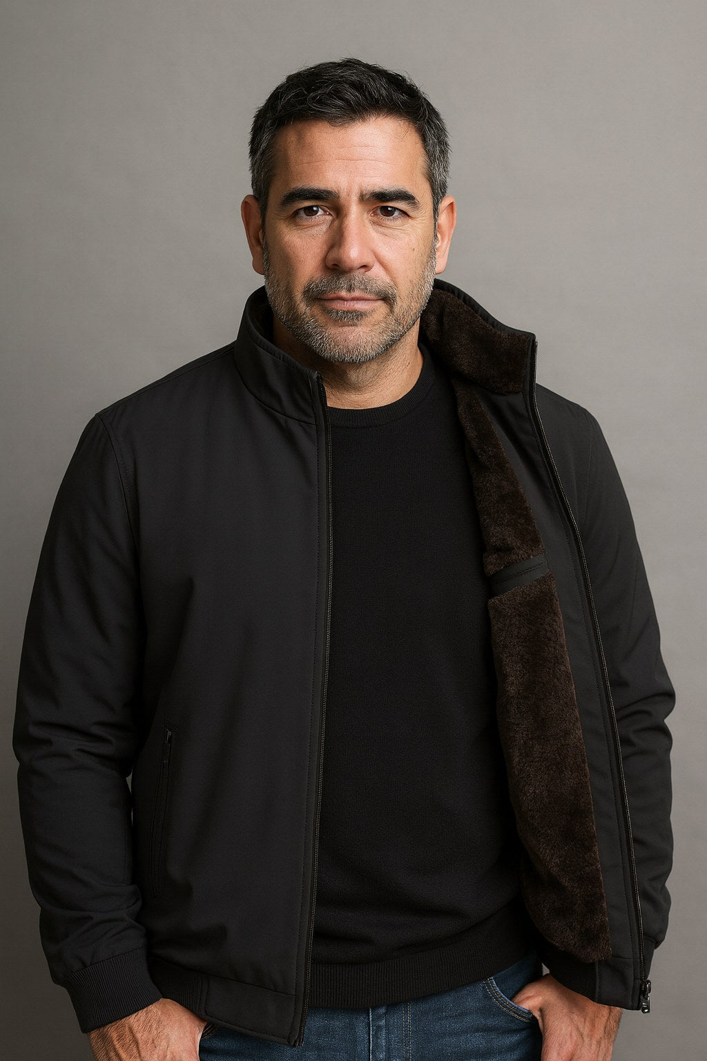 Grant | Wasserdichte Herrenjacke mit Thermofleece-Futter, eleganter Herbstmantel | Nomadnts