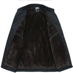 Grant | Wasserdichte Herrenjacke mit Thermofleece-Futter, eleganter Herbstmantel | Nomadnts