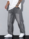 Grzegorz | Herrenhose aus Baumwollmischung in Unifarbe, Lockerer Schnitt Jeans | Nomad NTS
