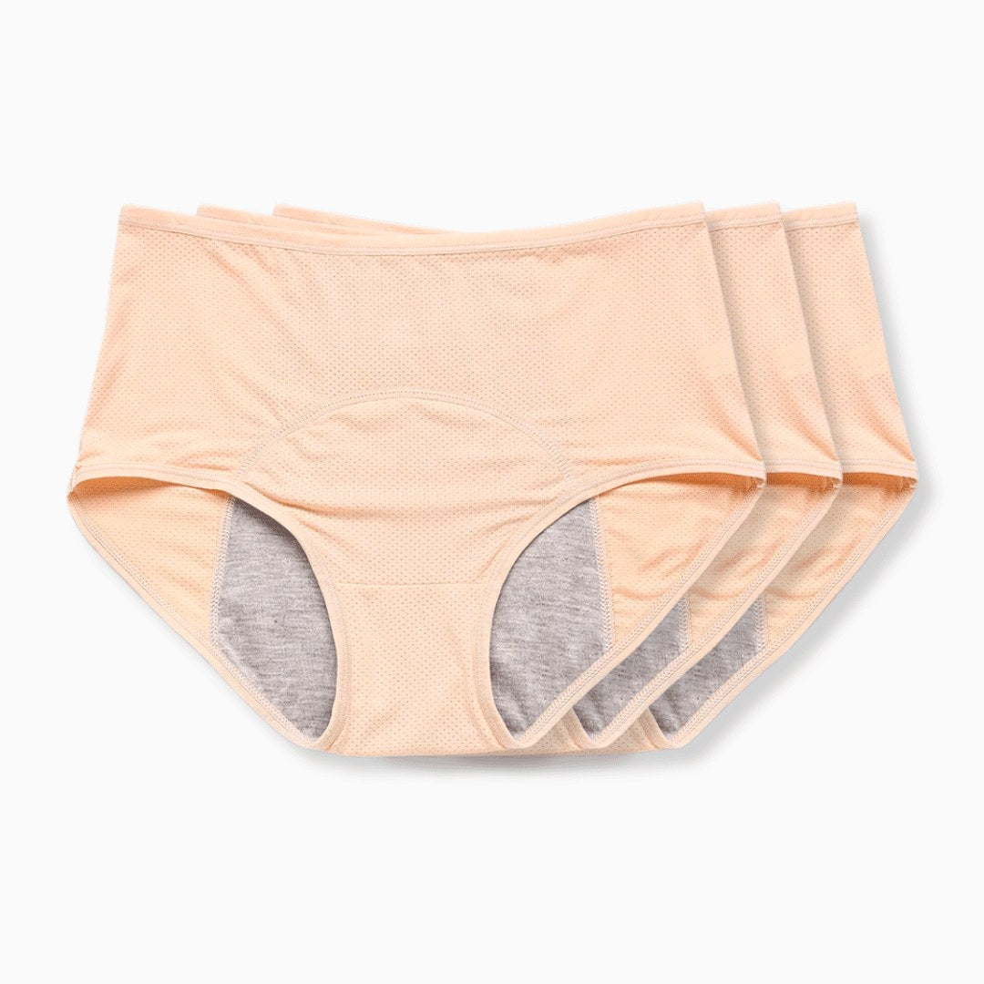 Hannah | Damen Auslaufschutz-Slip mit Komforttechnologie, Diskreter Schutz-Slip | Nomad NTS | Beige