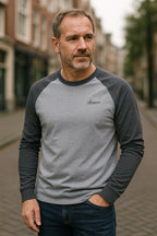 Hannes | Herren-Langarmshirt mit Kontrastmotiv, Sportives Langarmshirt | Nomad NTS
