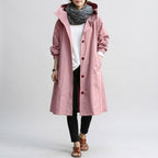 Harriet | Damen locker geschnittene wasserdichte Jacke, Regenmantel mit Kapuze | Nomadnts | Nomadnts
