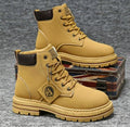 Harry | Herren Leder-Schnürstiefel, hohe Baustiefel | Nomadnts | Brown