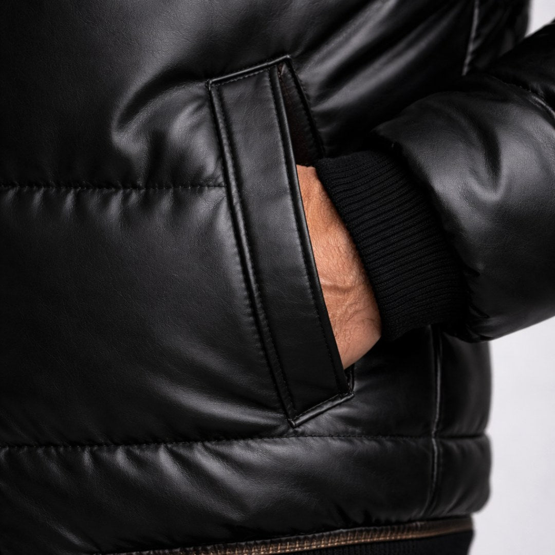 Hartmut | Herren Steppjacke mit Kapuze, leichte Herbst Jacke | Nomad NTS