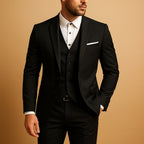 Heinrich | Herren-Anzug Slim Fit Dreiteilig, Hochzeitsanzug mit Weste | Nomad NTS