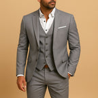 Heinrich | Herren-Anzug Slim Fit Dreiteilig, Hochzeitsanzug mit Weste | Nomad NTS