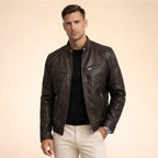 Henrik | Herrenjacke mit modernem Design, elegante Jacke für jeden Anlass | Nomad NTS | Brown