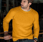 Hermann | Herren Strickpullover mit zeitlosem Design, klassischer Herrenpullover | Nomad NTS | Wit