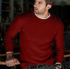 Hermann | Herren Strickpullover mit zeitlosem Design, klassischer Herrenpullover | Nomad NTS | Zwart