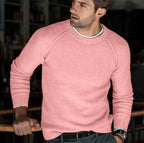 Hermann | Herren Strickpullover mit zeitlosem Design, klassischer Herrenpullover | Nomad NTS | Khaki