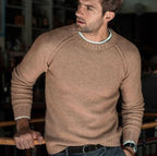 Hermann | Herren Strickpullover mit zeitlosem Design, klassischer Herrenpullover | Nomad NTS | Roze