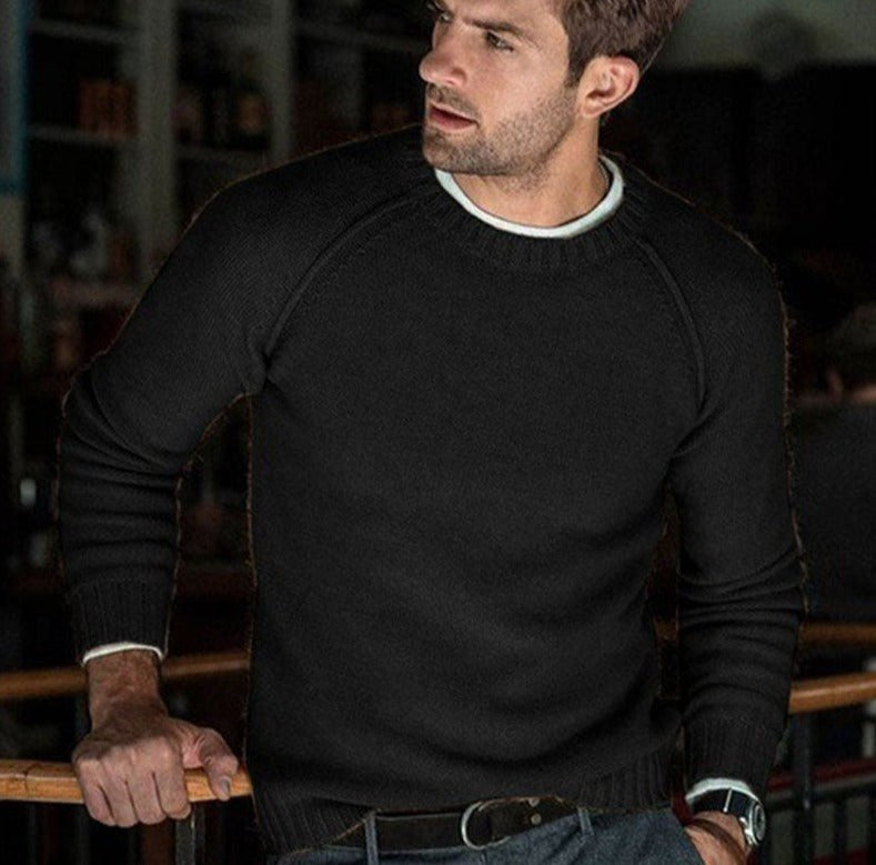 Hermann | Herren Strickpullover mit zeitlosem Design, klassischer Herrenpullover | Nomad NTS | Grijs