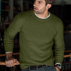 Hermann | Herren Strickpullover mit zeitlosem Design, klassischer Herrenpullover | Nomad NTS | Rood