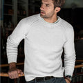 Hermann | Herren Strickpullover mit zeitlosem Design, klassischer Herrenpullover | Nomad NTS | Geel