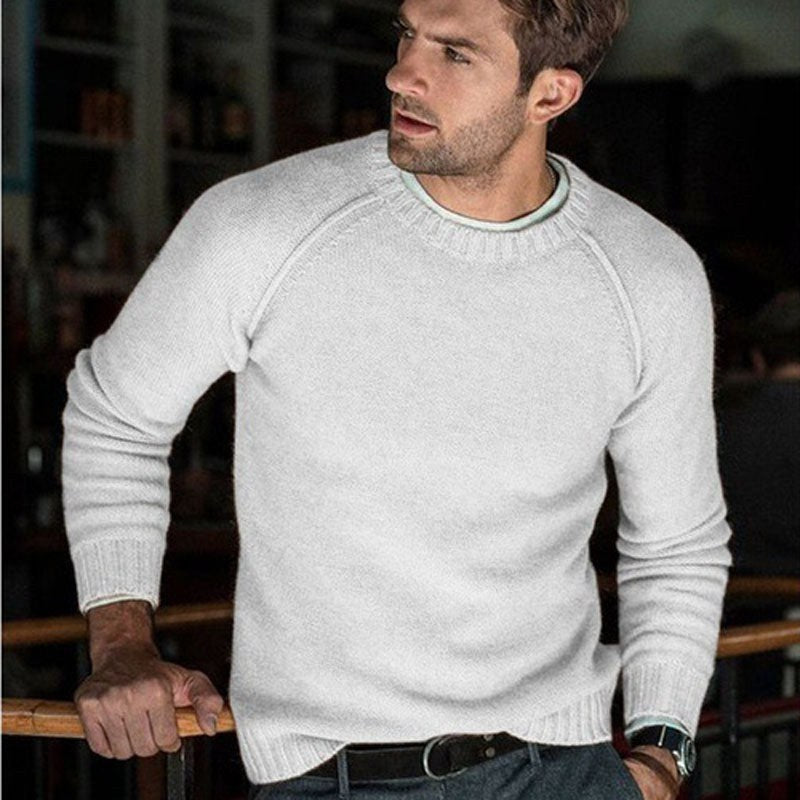 Hermann | Herren Strickpullover mit zeitlosem Design, klassischer Herrenpullover | Nomad NTS | Geel