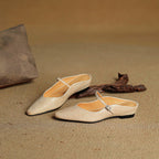 Holly | Damen Leder-Mary-Jane-Mules, spitz zulaufende Komfortschuhe | Nomadnts | Nomadnts