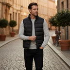 Hunter | Herren-Steppweste, ärmellose Weste für den Lagen-Look | Nomadnts