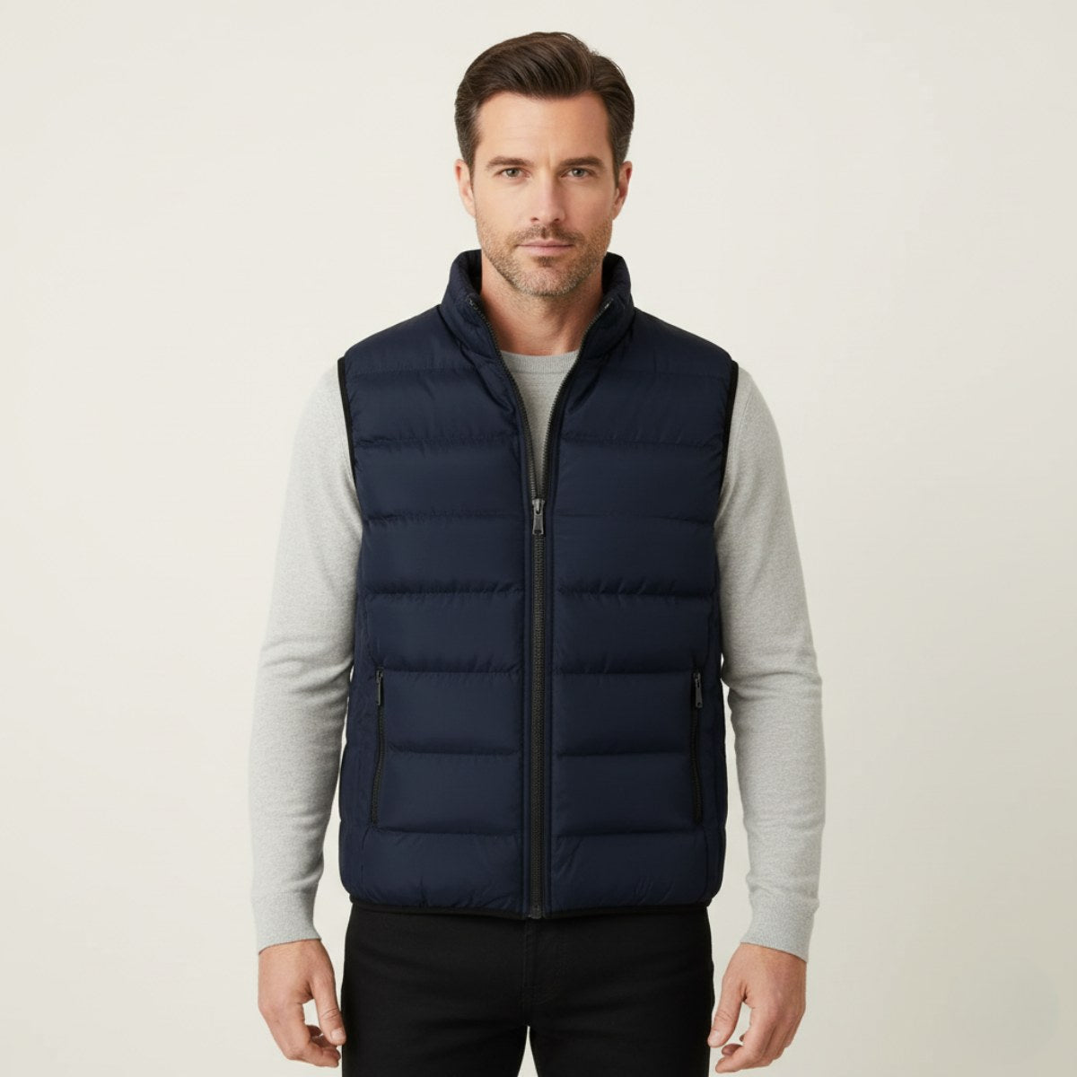 Hunter | Herren-Steppweste, ärmellose Weste für den Lagen-Look | Nomadnts