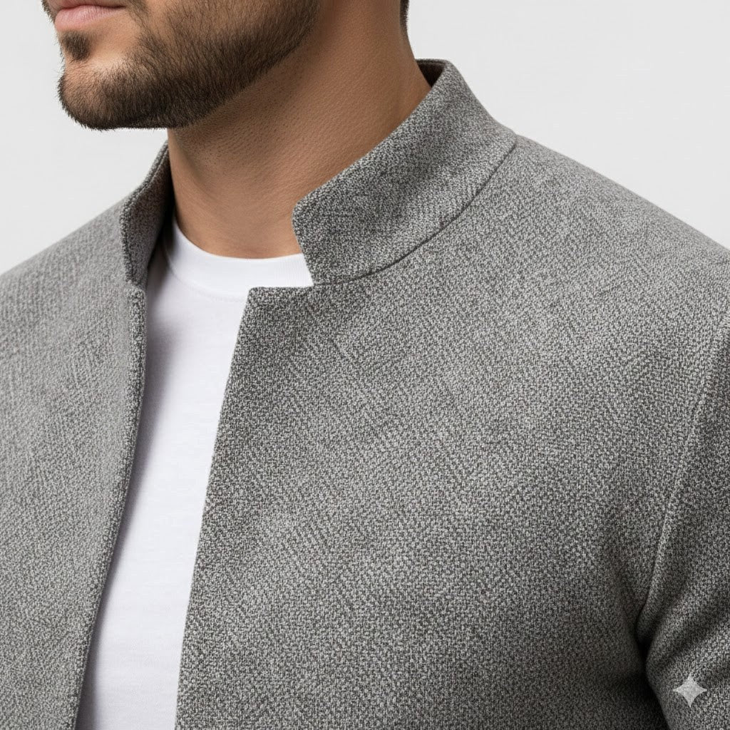 Ingo | Herrenstrickjacke mit strukturiertem Strick, elegante Alltags-Strickjacke | Nomad NTS