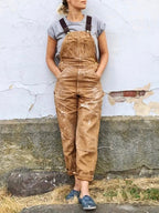 Iris | Damen verstellbare Baumwoll-Latzhose, funktionale Arbeits-Latzhose | Nomadnts | Nomadnts