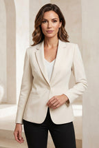 Isaline | Damen tailliert geschnittener Blazer, schmal geschnittener Anzug mit Reverskragen | Nomadnts | Nomadnts
