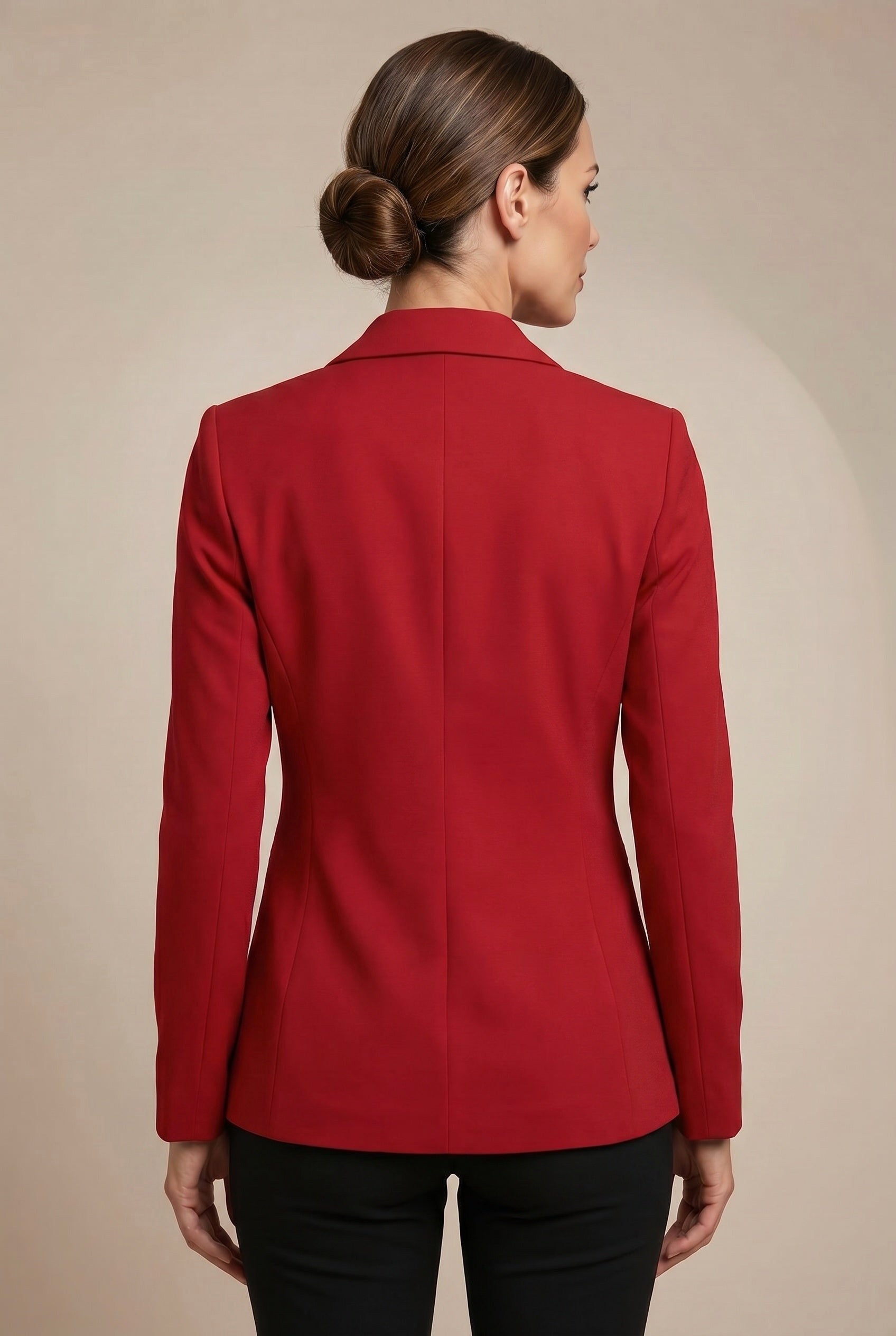 Isaline | Damen tailliert geschnittener Blazer, schmal geschnittener Anzug mit Reverskragen | Nomadnts | Nomadnts