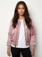 Isla | Damen Utility-Bomberjacke mit Satin-Finish, Herbstjacke | Nomadnts | Nomadnts