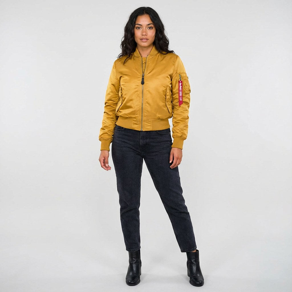 Isla | Damen Utility-Bomberjacke mit Satin-Finish, Herbstjacke | Nomadnts | Nomadnts