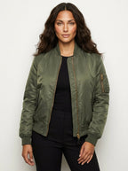 Isla | Damen Utility-Bomberjacke mit Satin-Finish, Herbstjacke | Nomadnts | Nomadnts