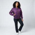 Isla | Damen Utility-Bomberjacke mit Satin-Finish, Herbstjacke | Nomadnts | Roze