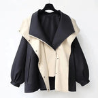 Jacqueline | Damen Oversized Lagen-Jacke, praktische Herbstjacke | Nomadnts | Nomadnts