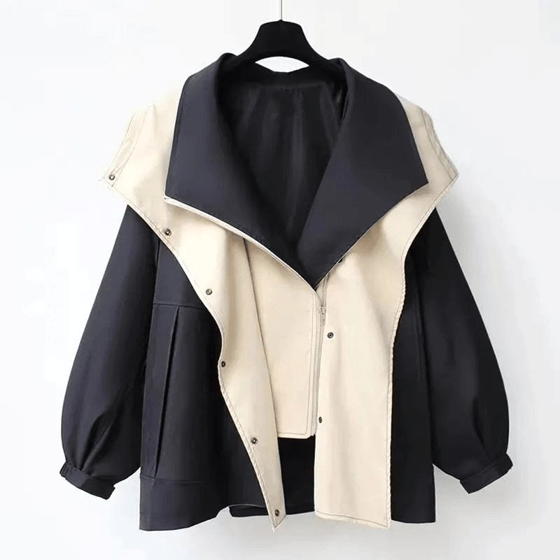 Jacqueline | Damen Oversized Lagen-Jacke, praktische Herbstjacke | Nomadnts | Nomadnts