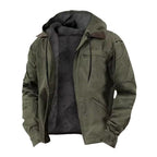 Jamie | Herren Kapuzenjacke mit durchgehendem Reißverschluss, gefütterte Freizeitjacke | Nomadnts | Navy Blue